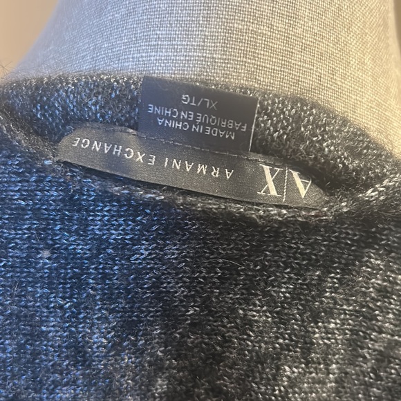 NWT Armani Exchange light asymmetrical Sweater XL - Picture 4 of 13